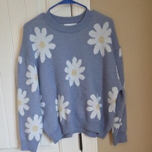 HYFVE Blue Daisy Sweater